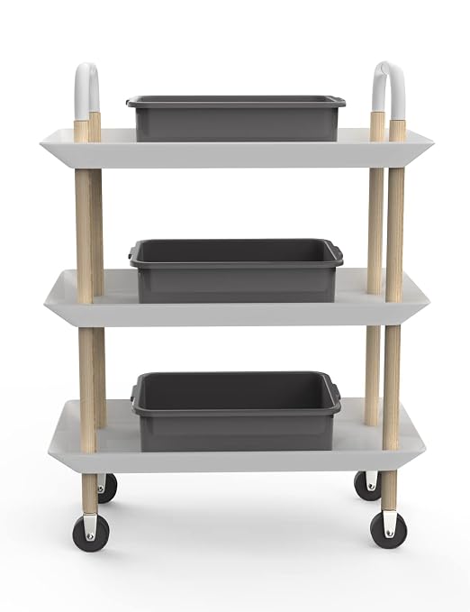 5-Pack Commercial Bus Tubs Box/Tote Box, Plastic Storage - Image 3