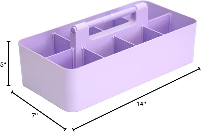 -Large Portable Caddy, DIY Dividers, 8 Compartments, Portable Basket - Image 10
