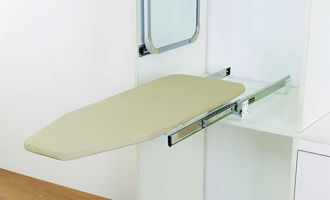 Foldable Rotated Ironing Board Closet Pull-Out Stow Away in The Cabinet Ironing - Image 2