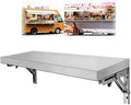 Folding Concession Shelf Stainless Steel Wall Table 24" 36" 40" Floating by Unknown