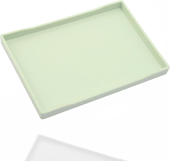Green Small Serving Tray, Countertop Organizer by VCREATC-VCREATEFORCUSTOMER