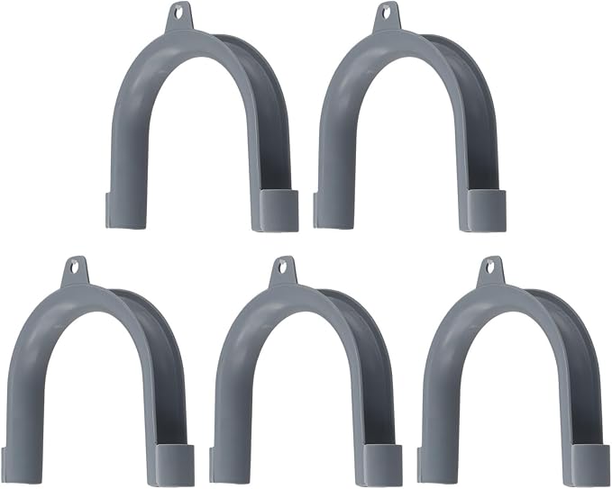 5-Pack U-Shape Drain Hose Hooks by YAKUHY