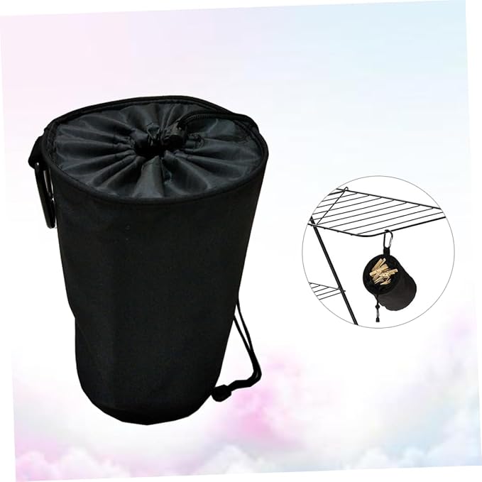 Drawstring Peg Bag Height Clothespins Organizer - Image 2
