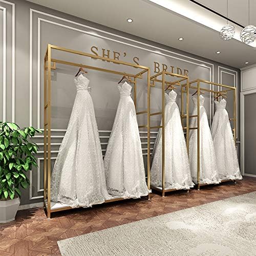 HOMEKAYT Gold Clothing Racks - Image 2