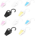 Cabilock 10pcs Swivel Laundry Hooks Plastic Hanger Clips by cabilock