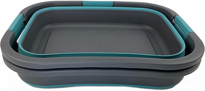 SAMMART 30L Collapsible Plastic Laundry Basket - Image 3