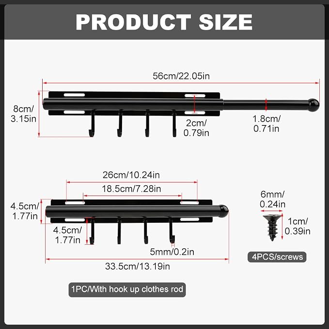 Valet Rod for Closet Pull Out - Image 2
