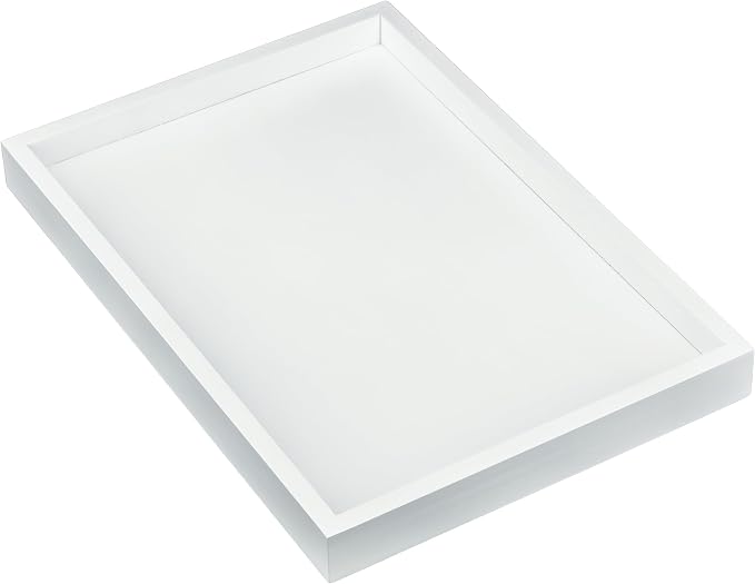 Bam & Boo Natural Bamboo Serving Tray Modern Rectangular by BamBoo