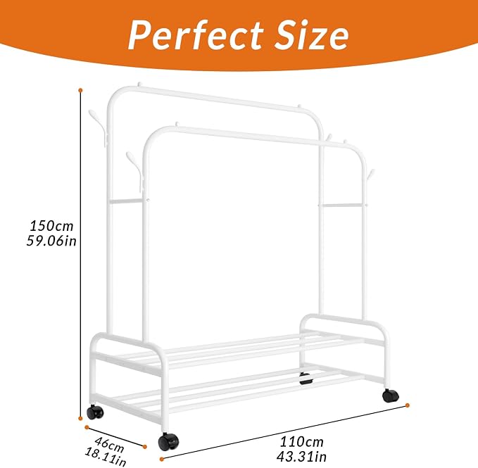 Heavy Duty Coat Rack, Garment Rack & Clothes Rack - Image 5