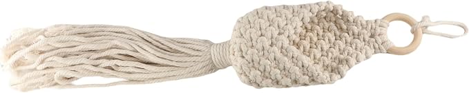 Cotton Macrame Mini Boho Plant Holder, Macrame Plant Hangers, Hand Woven Wall - Image 5