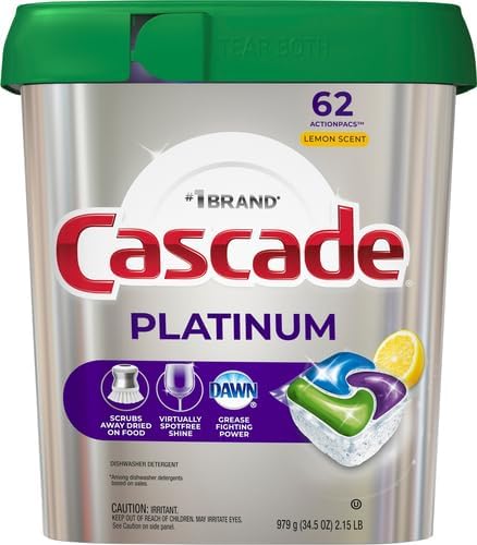 Cascade Platinum Dishwasher Pods, Dishwasher Detergent, Dishwasher Soap - Image 4