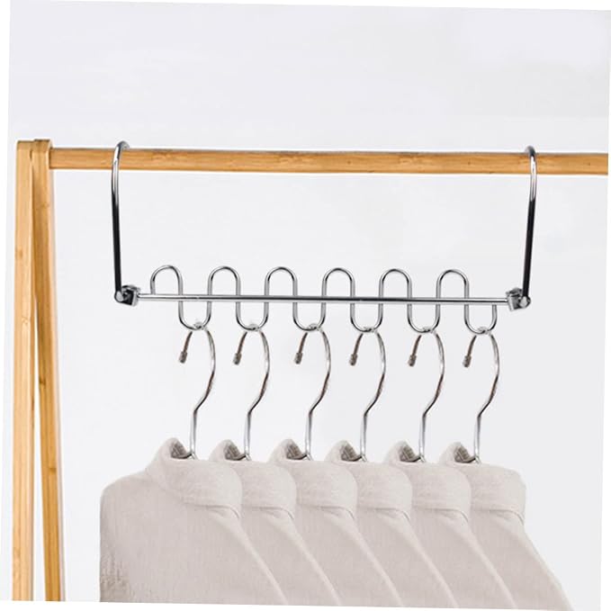Happyyami 2pcs Multi Hole Clothes Drying Rack Convenient Clothing Hangers - Image 3