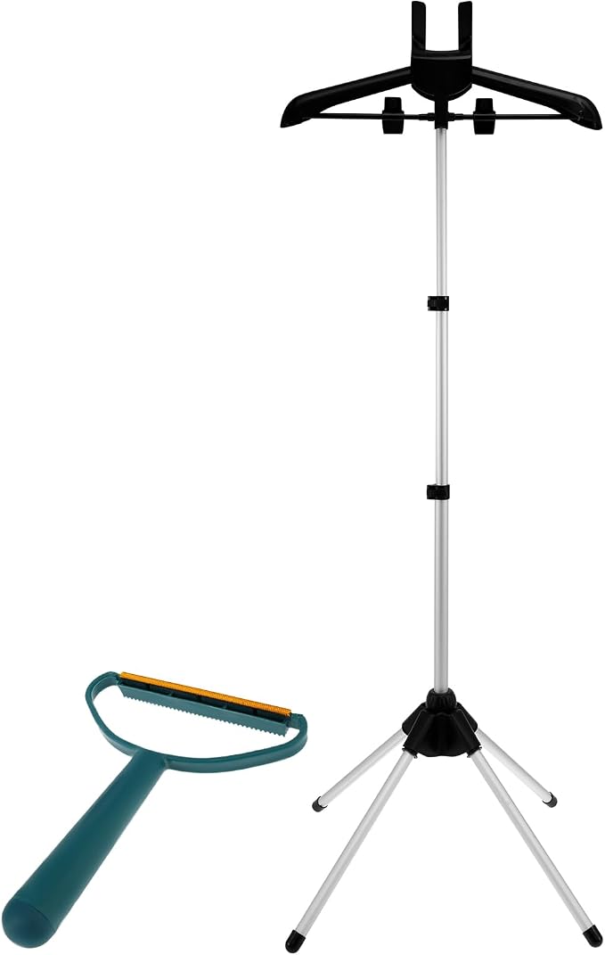 Steamer Stand, Telescopic Clothes Steamer Rack, Foldable Steamer Hanger Stand by LAINIUTE