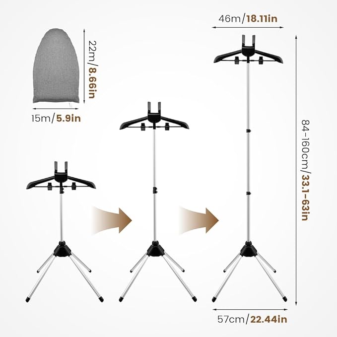 Portable Garment Steamer Hanger - Image 2