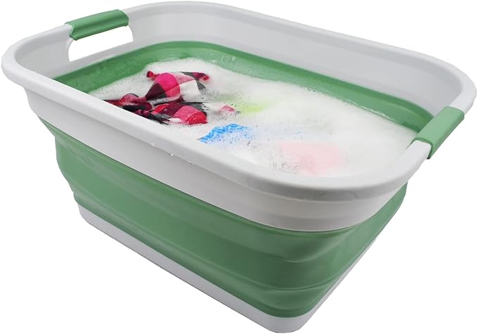 SAMMART 36L Collapsible Plastic Laundry Basket - Image 5