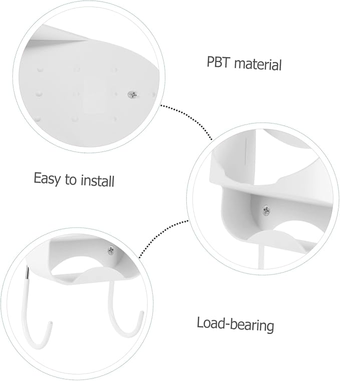 1pc Wall Mounted Ironing Board Holder Iron Organizer - Image 9