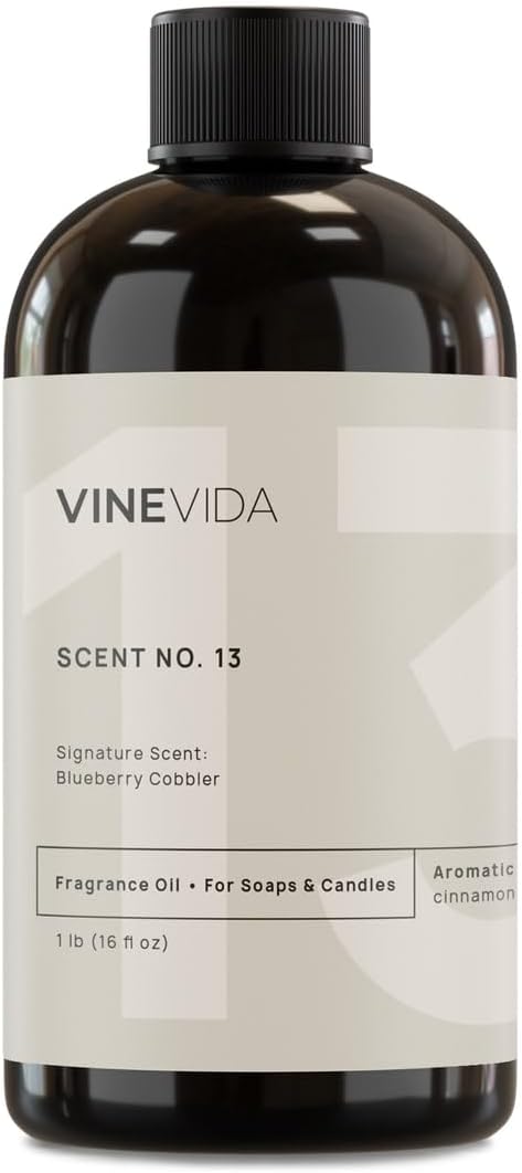 VINEVIDA 16oz Blueberry Cobbler Candle Fragrance by VINEVIDA