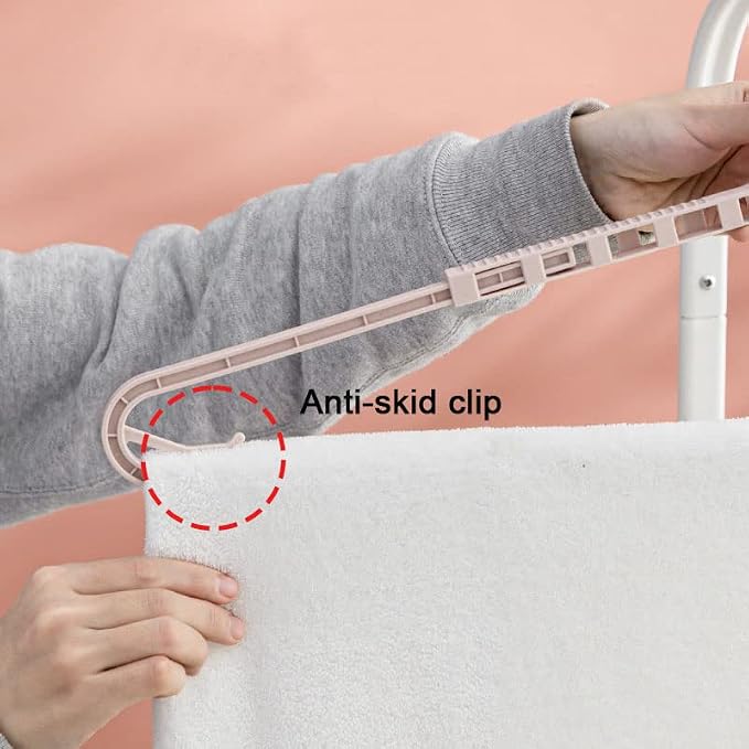 4 Pack Extra Large Hangers Big Clothes Hangers Enlarge Adjustable Shoulder - Image 4