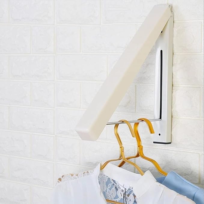 Drying Rack Household Retractable Wall Hanger Stainless Steel Folding Invisible - Image 7