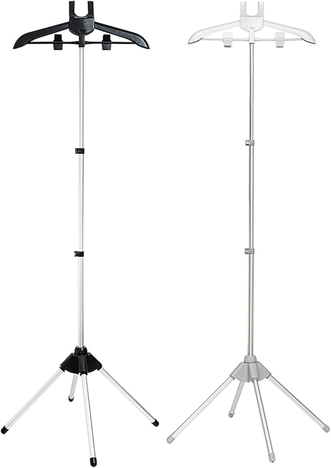 Handheld Garment Steamer Rack | Standing Fabric Steamer Coat Hanger, Folding by Shakven