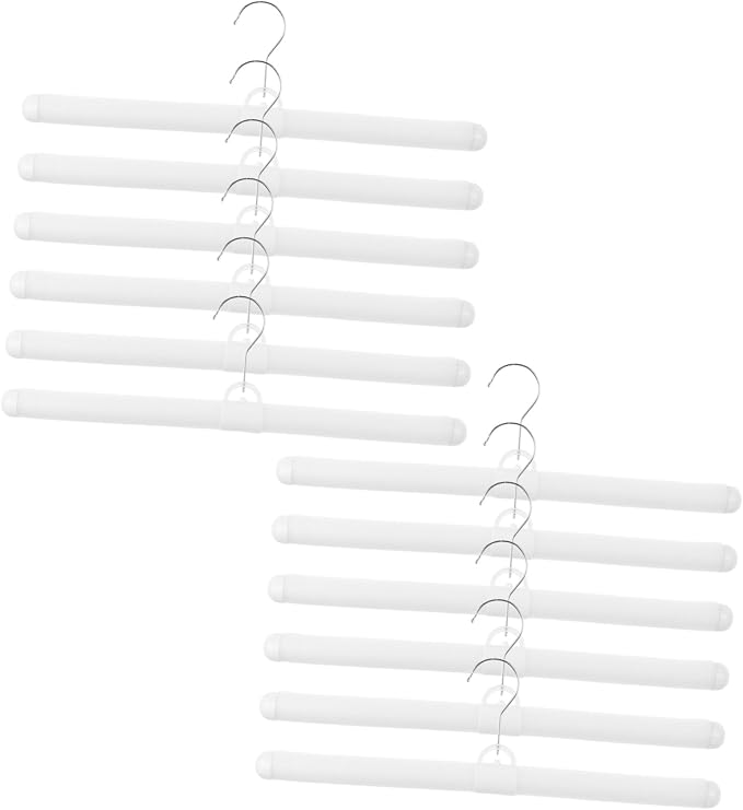 Healifty 12pcs Non-Slip Foam Padded Hangers by Healifty