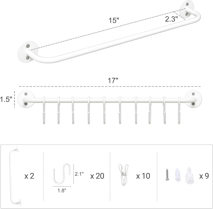 Mkono Hat Rack for Wall Baseball Cap Organizer Hanger - Image 7