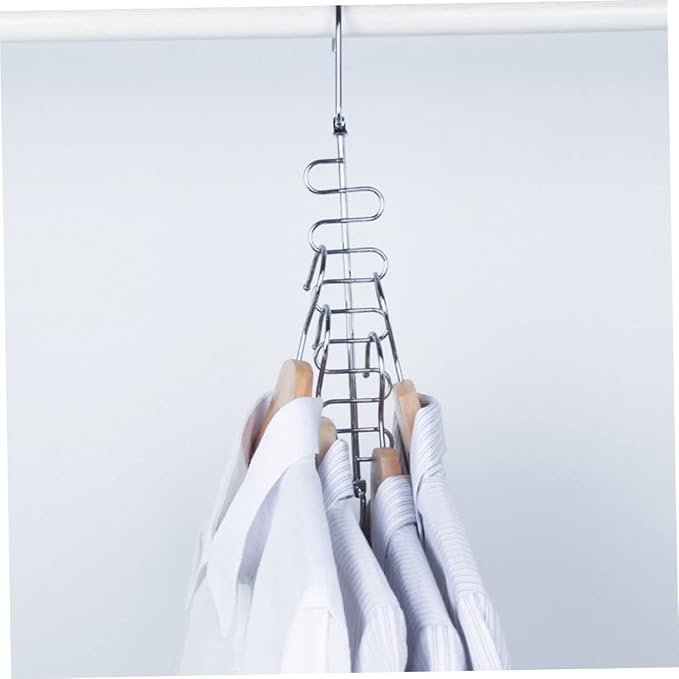 GLEAVI 1set Multi Hole Clothes Hanger Sturdy Space Saving Drying Rack - Image 4