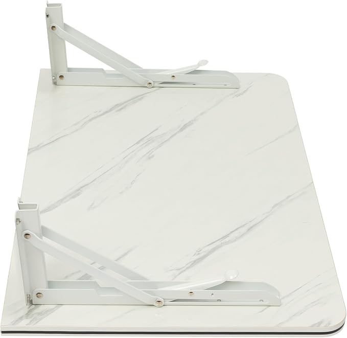 Folding Wall Mount Desk, Floating Computer Desk Fold Down Table - Image 8