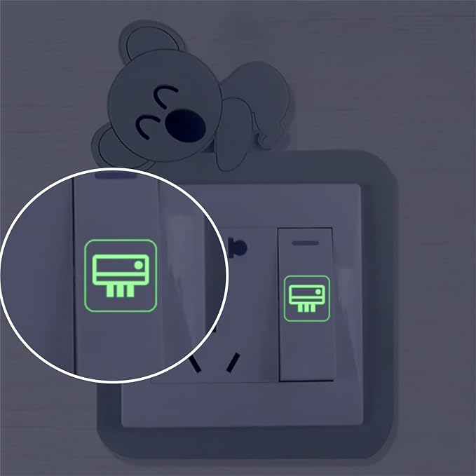 578PCS Light Switch Labels Decals Glow in the Dark Stickers - Image 8