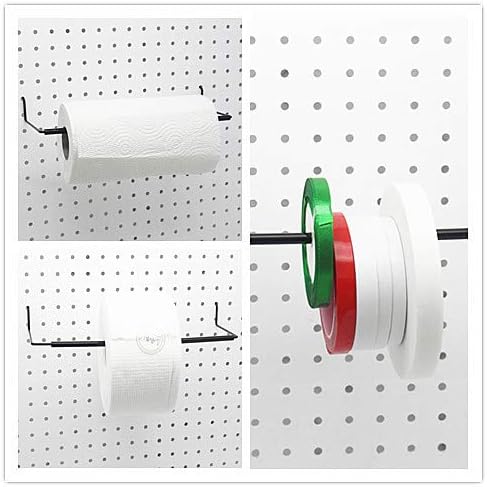 Paper Towel Holder for Pegboard, Extendable, Fit Any Standard Pegboard - Image 3