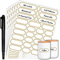 Nardo Visgo 192pcs Labels for Jars by NardoVisgo
