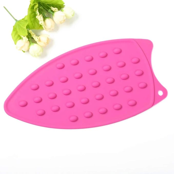 Silicone Hot Heat Protection Underlay Iron Stand Mat Rest Ironing Pad Board - Image 8