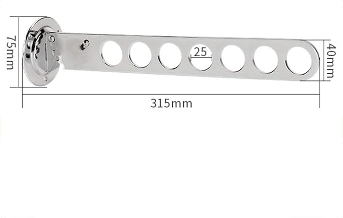 Folding Clothes Coat Hanger Rack - Image 2