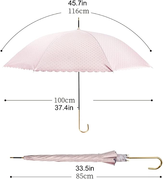 Japanese Style Golf Umbrella Wave Point Oversize Stick Umbrella Windproof - Image 2