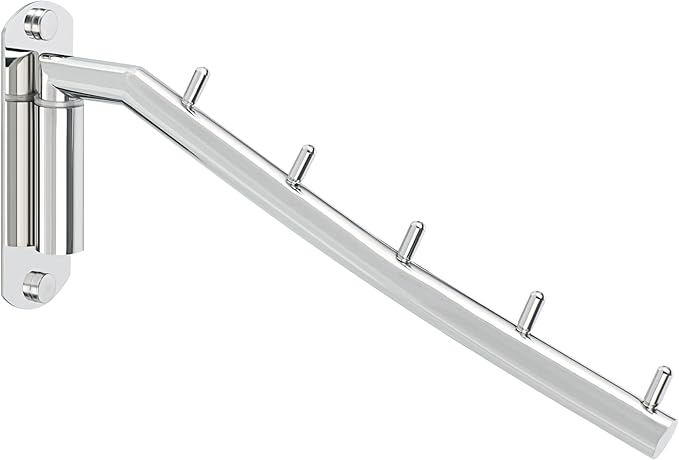 Alise Swing Clothes Hanger Rack, Garment Racks Wall Mount Clothes Bar-Hanger by Alise