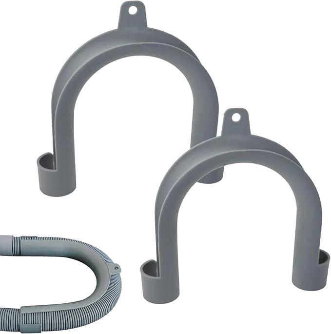 2Pcs Gray Clothes Washer Drain Hose Holder by JJLFresheners