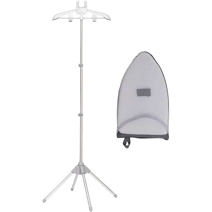 Handheld Clothes Steamer Holder Telescopic Folding Standing Fabric Ironing by Unknown