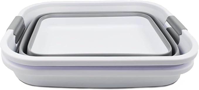 SAMMART 36L Collapsible Plastic Laundry Basket - Image 3