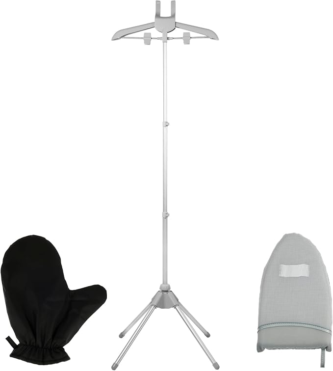 Steamer Stand for Clothes, Foldable Rotatable Garment Hanger for Steaming by Unknown