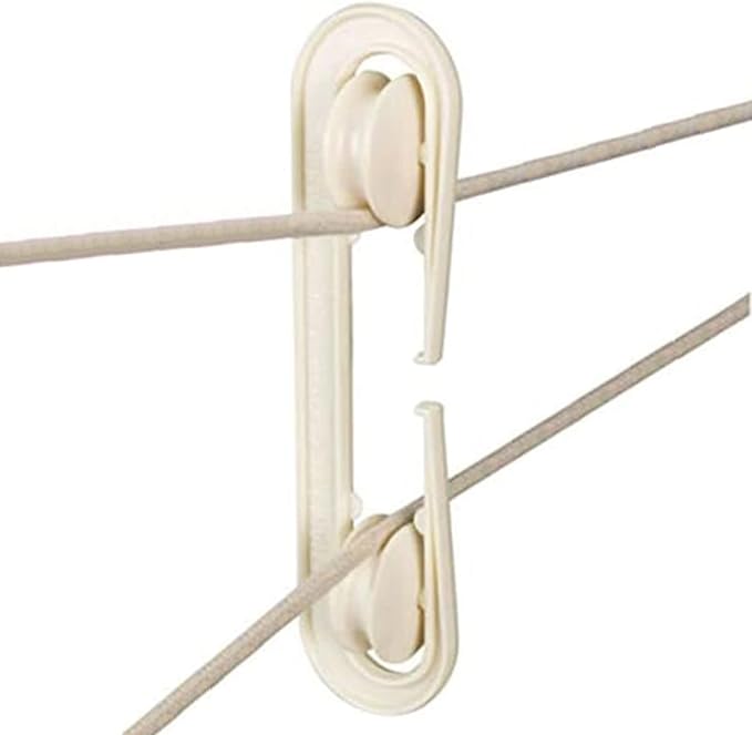 2PCS Plastic Clothes Line Separator Spreader Pulley, Rope Wire Separation Pulley - Image 5