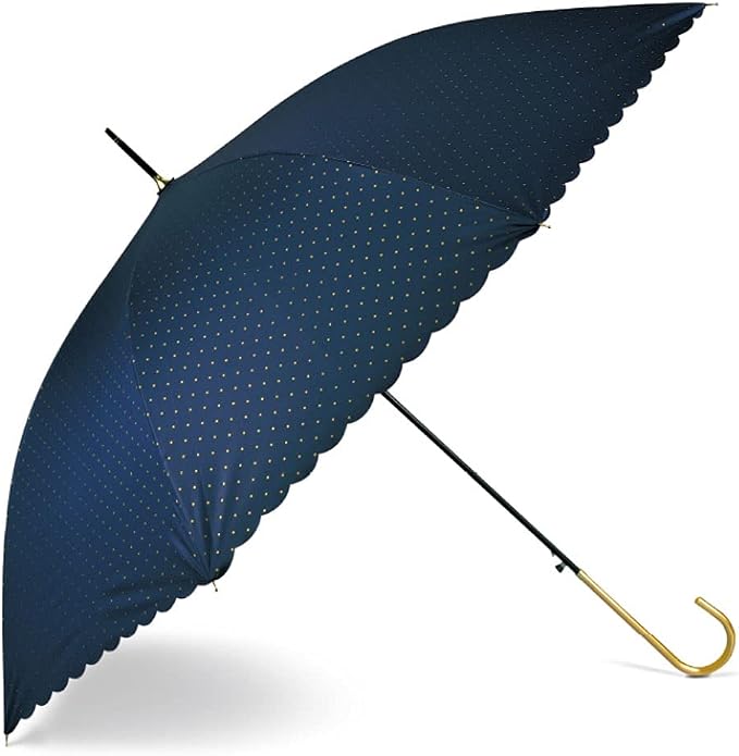 Japanese Style Golf Umbrella Wave Point Oversize Stick Umbrella Windproof by Unknown