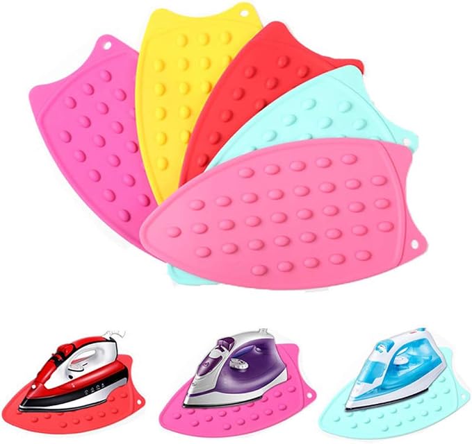 Silicone Hot Heat Protection Underlay Iron Stand Mat Rest Ironing Pad Board - Image 2