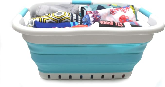 SAMMART 41L Collapsible Plastic Laundry Basket - Image 4