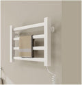 Energy-Saving Small Towel Warmer 4-Bar Heated Drying Rack Wall-Mounted Heated by Unknown