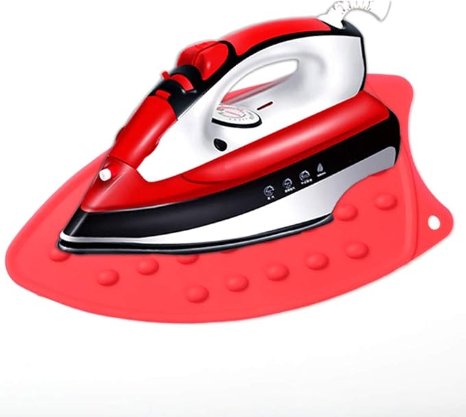 Silicone Hot Heat Protection Underlay Iron Stand Mat Rest Ironing Pad Board - Image 5