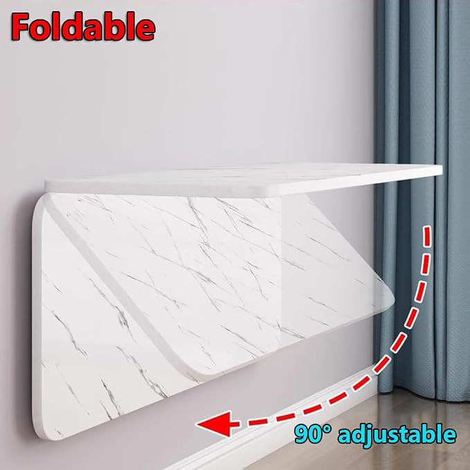 Floating Desk Laundry Folding Wall Table 32" 36" 47" Invisible Murphy Desk - Image 6