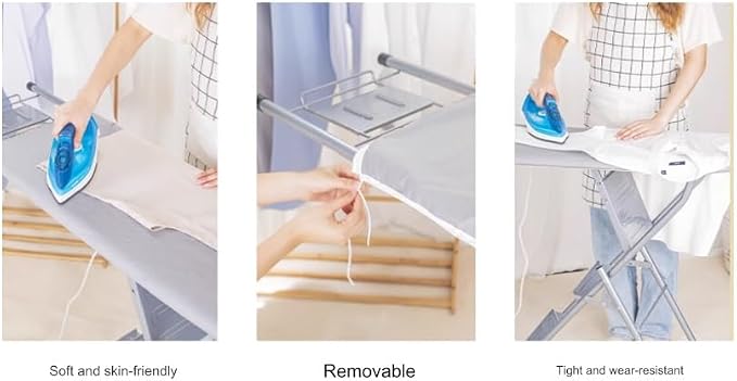 Household Essentials Wide Mega Ironing Board, Small Ironing Board Steel Top - Image 7