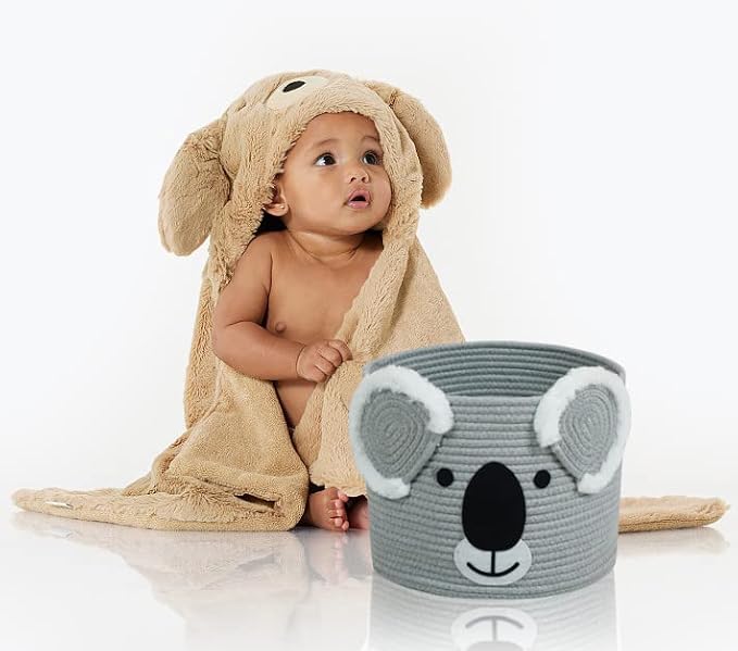 T&T Homewares Koala Storage Basket Medium Size, Nursery & Kids Room - Image 3