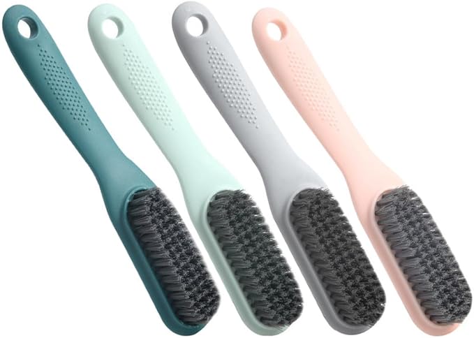 4 Pcs Long Handle Shoe Brush Set by Unknown