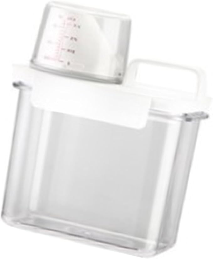 1100ml Laundry Detergent Dispenser Transparent Plastic Fabric Softener Container - Image 2